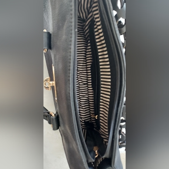 Vintage shoulder black bag - Picture 5 of 7